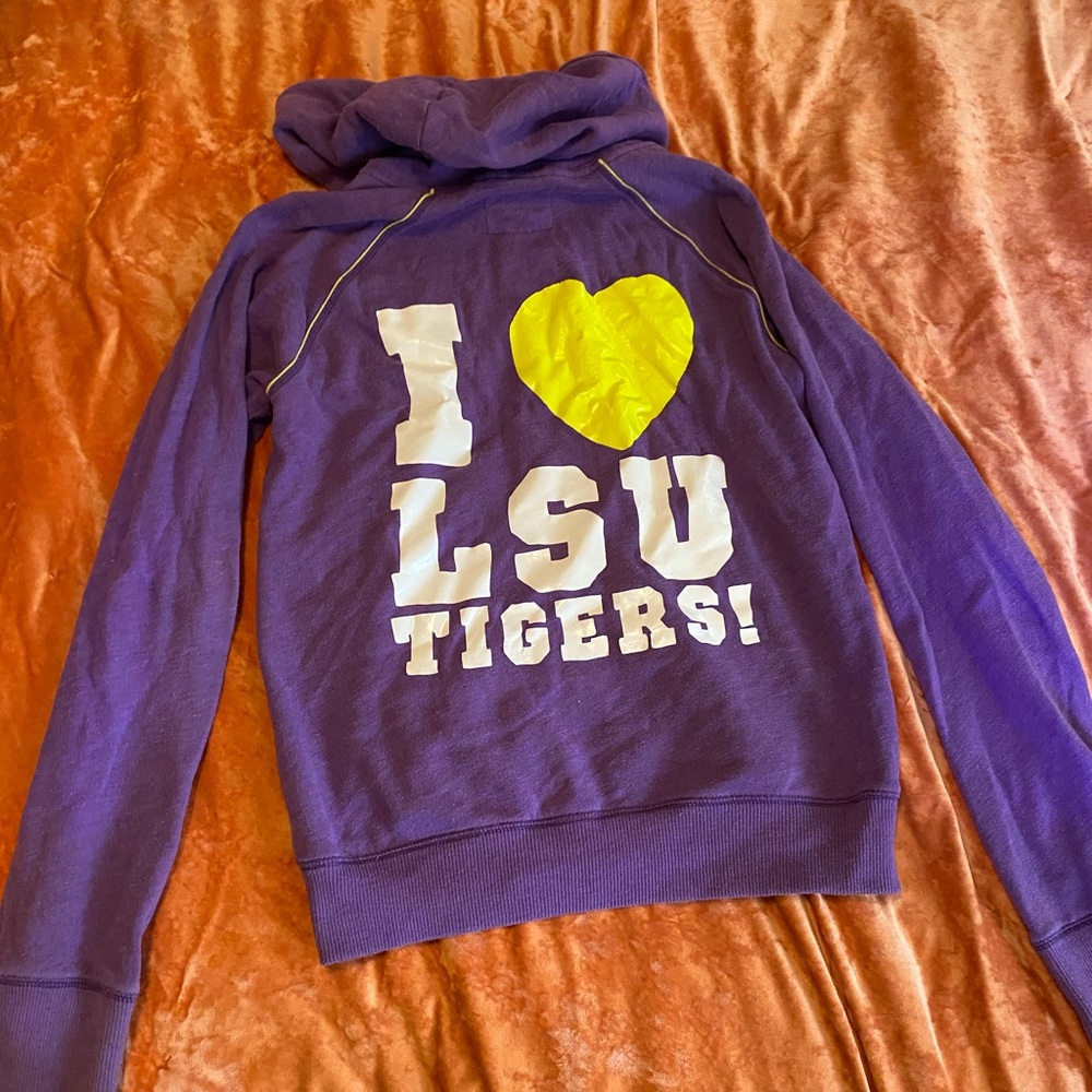 VICTORIA SECRET PINK LSU HOODIE